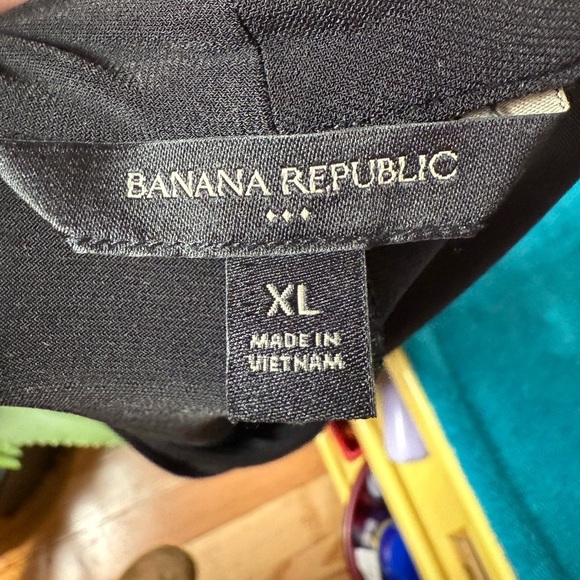 Banana Republic Sleeveless Layered Formal Blue Womens Sz XL Sheer & Sexy - Picture 2 of 4